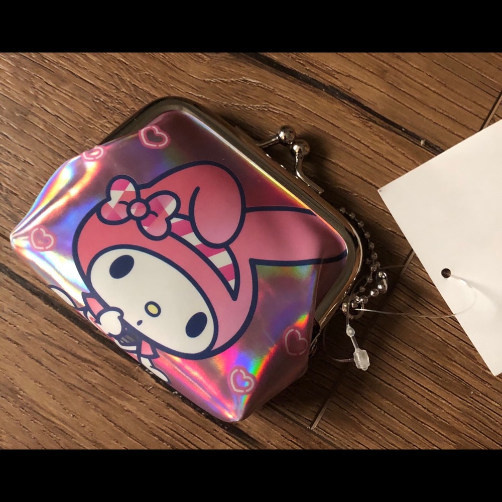 Only 1 Left! MY MELODY-Imported (NWT) Iridescent Coin Purse
